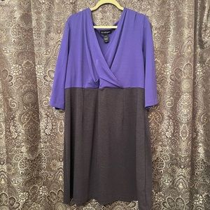 Lane Bryant purple and dark gray dress size 22/24